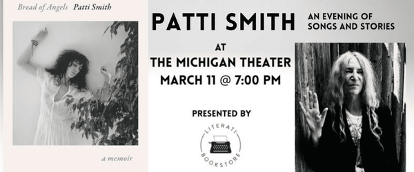 Patti Smith, Michigan Theater, Ann Arbor, March 11, 2026