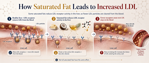 Saturated Fat - Is it all bad? Part 6 - Saturated Fat and increased LDL