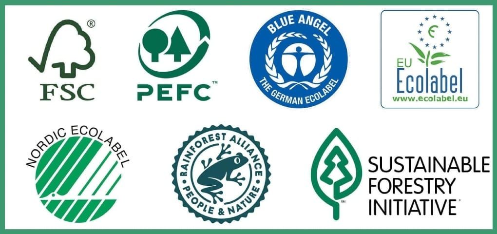 Toilettenpapier Siegel-Guide.