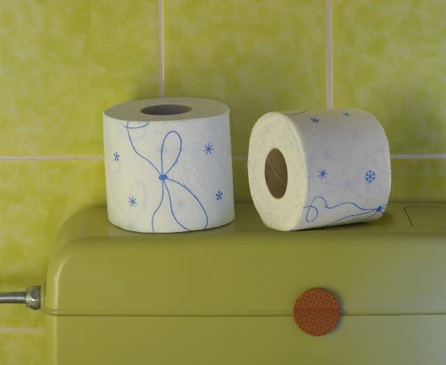 Wie sollte man Toilettenpaiier lagern?