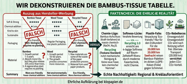 Das schmutzige Geheimnis der grünen Bambus-Grafiken.