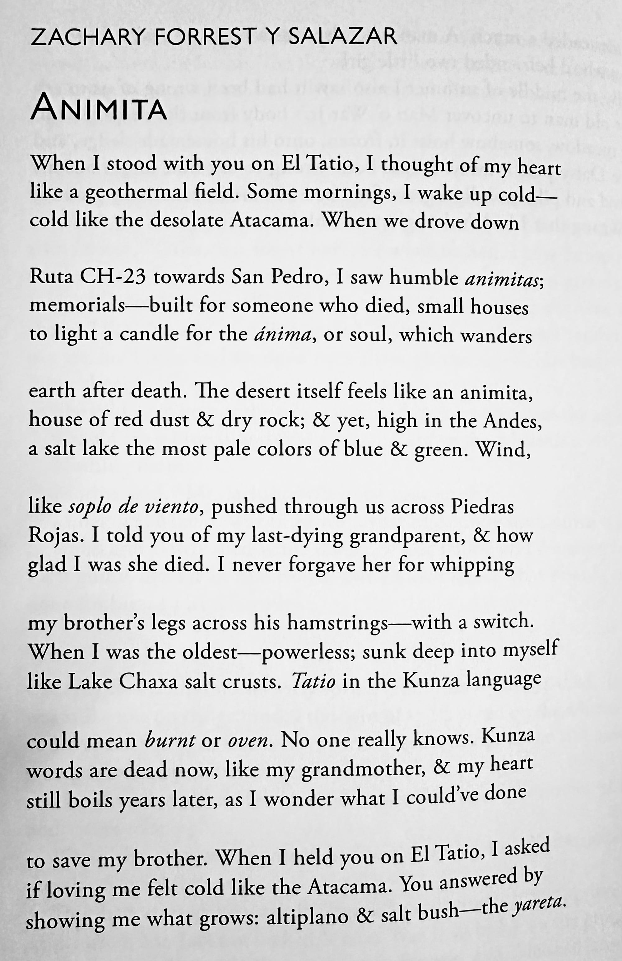 Animita in Pembroke Magazine, Issue 57