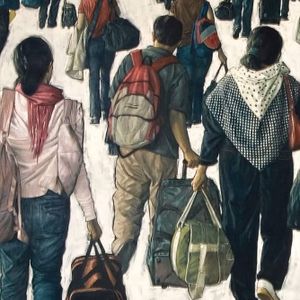 The cover of The Diaspora Sonnets by Oliver de la Paz