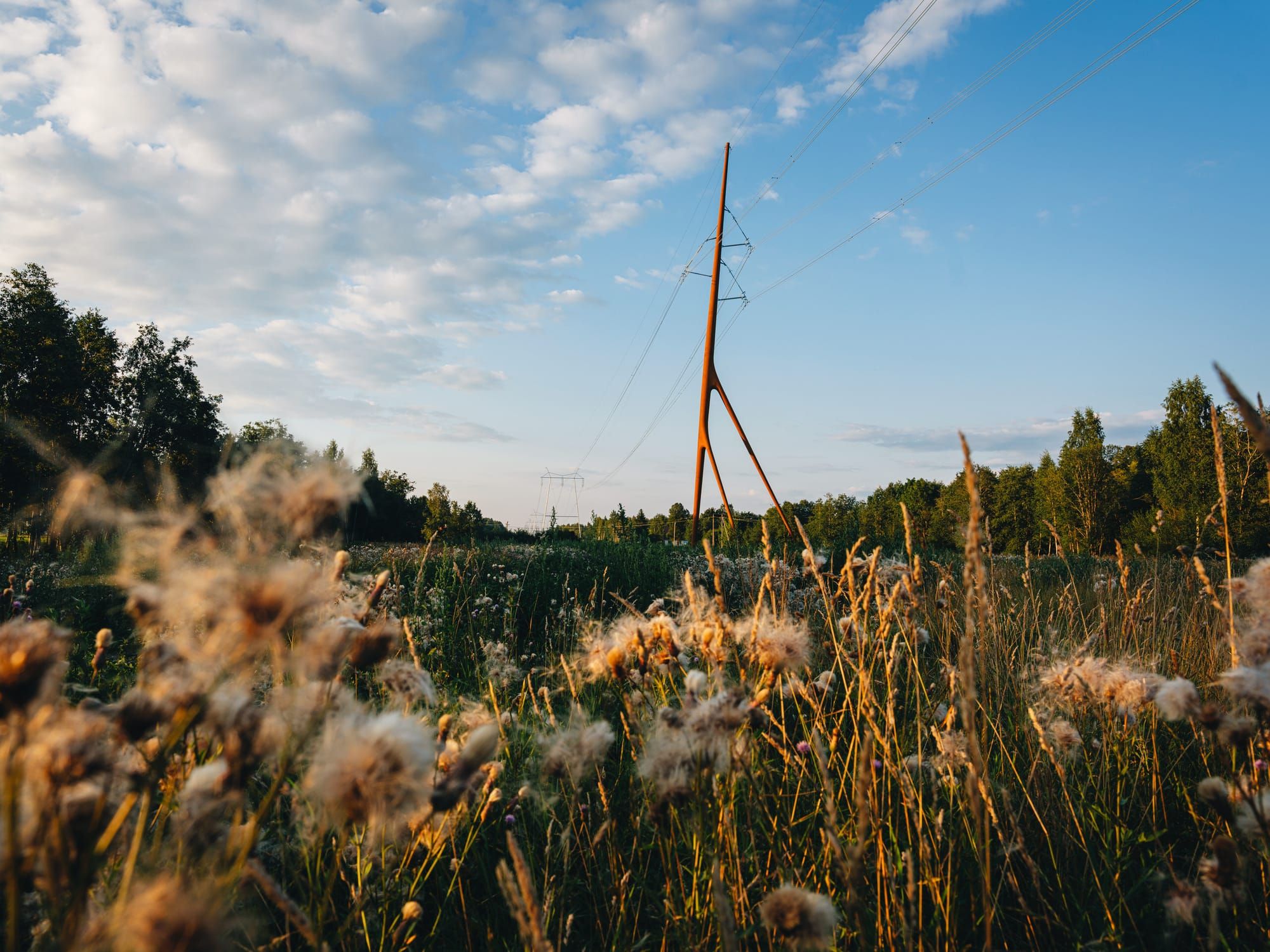 Even pylons can be beautiful