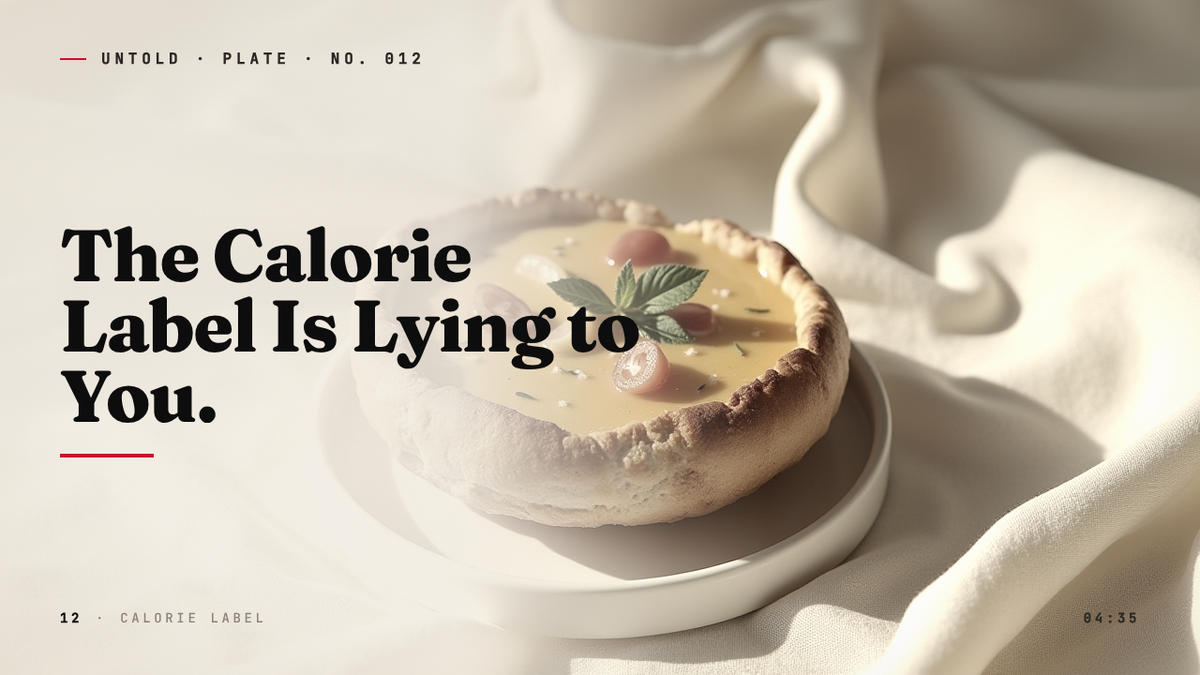 The Ghost in the Nutrition Label