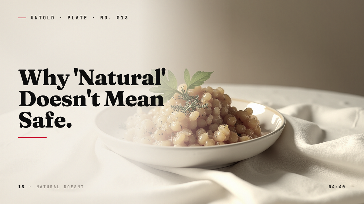 The Quiet Lie of the Word Natural