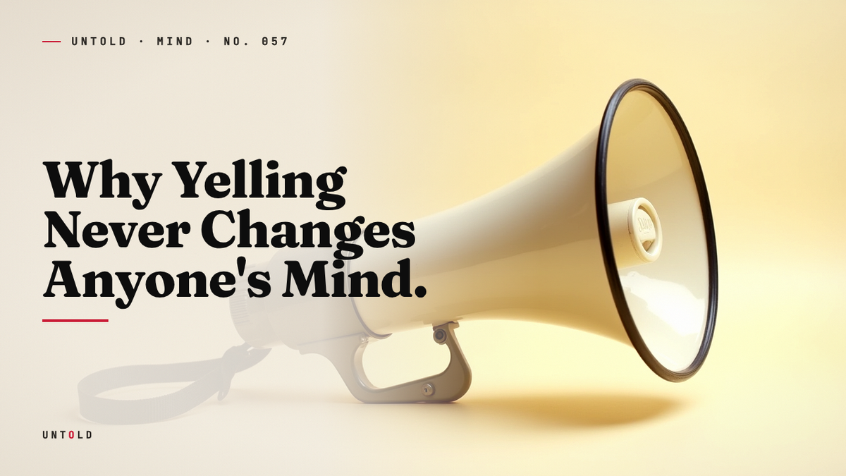 The Argument Your Brain Loses Before You Speak