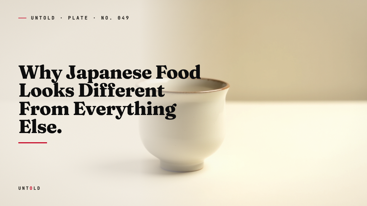 The Empty Space on a Japanese Plate