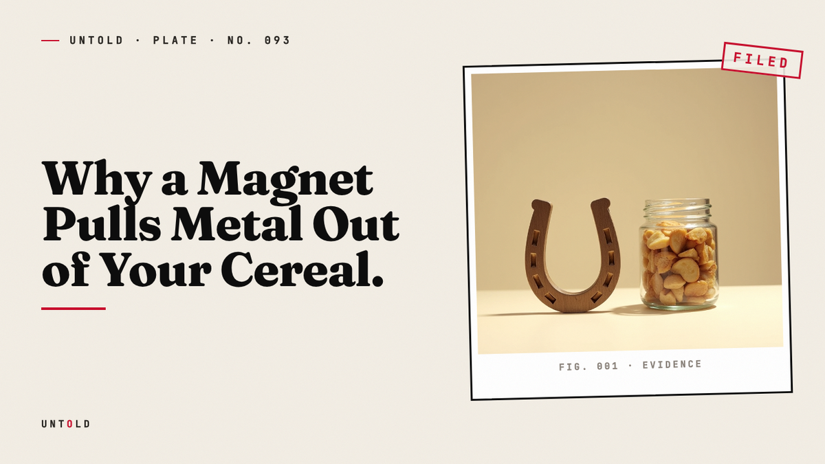 The Iron Filings in Your Breakfast