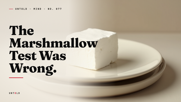 What the Marshmallow Really Measured