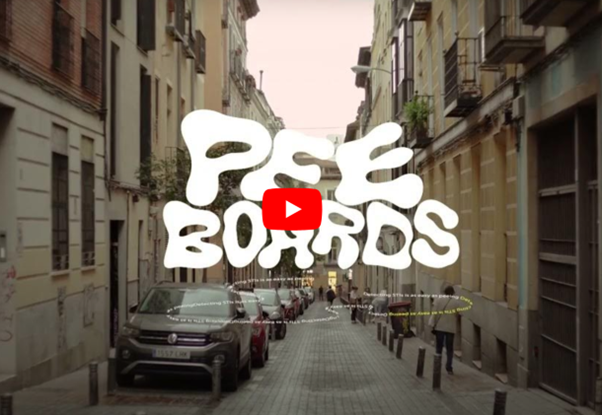 Peeboards turn pavements into STI awarenes ads plus...four more urban health test campaigns.