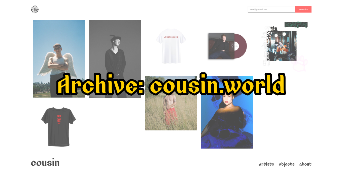 Archive: cousin.world