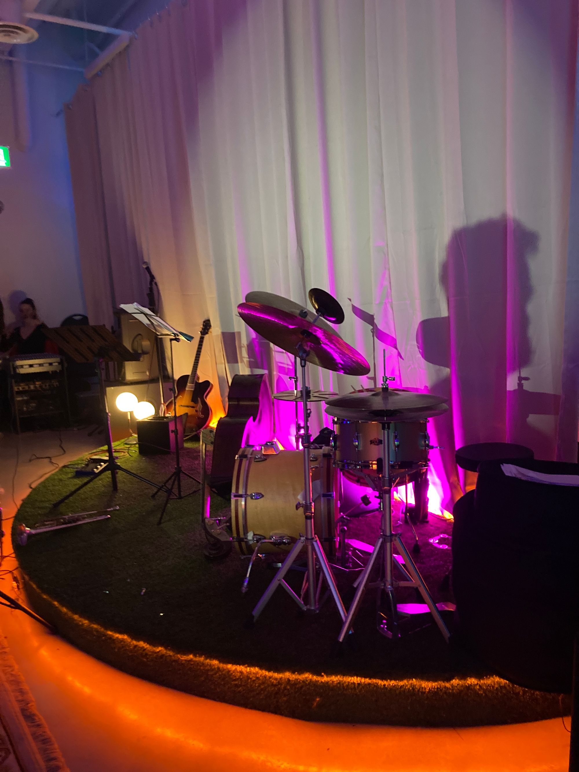 Empty stage at Chill X