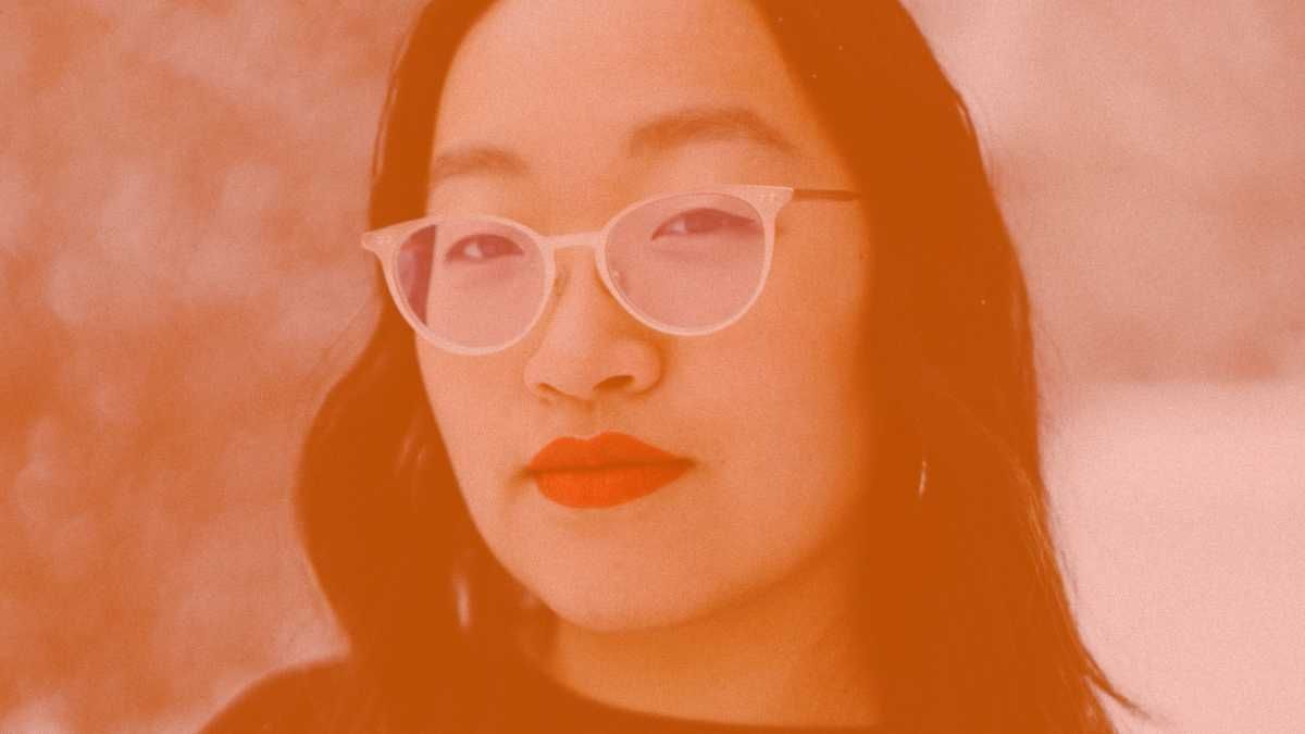 Photo of Cindy Dai-Thiessen, cropped and edited for the Rhythm Changes Podcast (Music Heals)