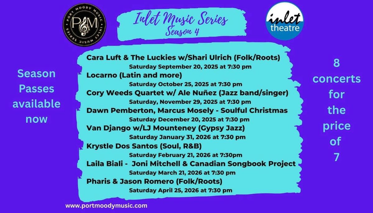 Inlet Music Series 2025/26