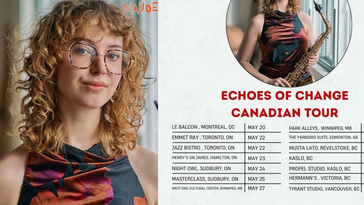 Maude Fortier Echoes of Change Canadian tour