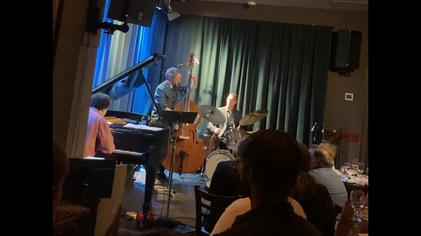 Bruno Hubert Trio at Frankie's jazzfest time for new album