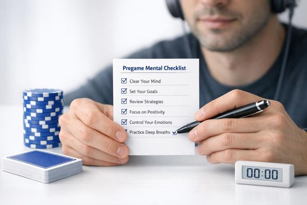 Pregame Mental Prep Checklist for Poker Players
