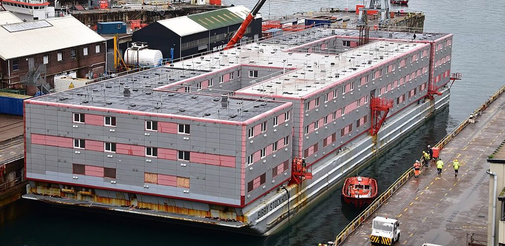 ‘Performative cruelty’: The hostile architecture of the UK government’s migrant barge