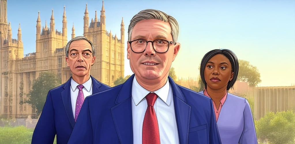 Labour leads as Reform UK surges in Westminster voting intention