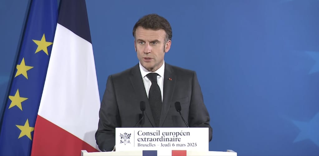 Macron clashes with Putin over nuclear deterrence in Europe