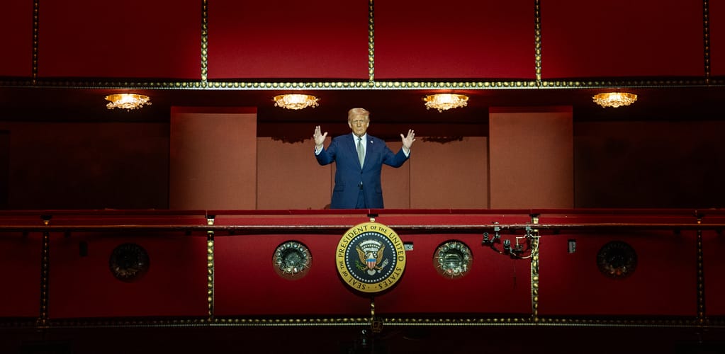 Trump is not a king, but that doesn’t stop him from reveling in his job’s most ceremonial and exciting parts
