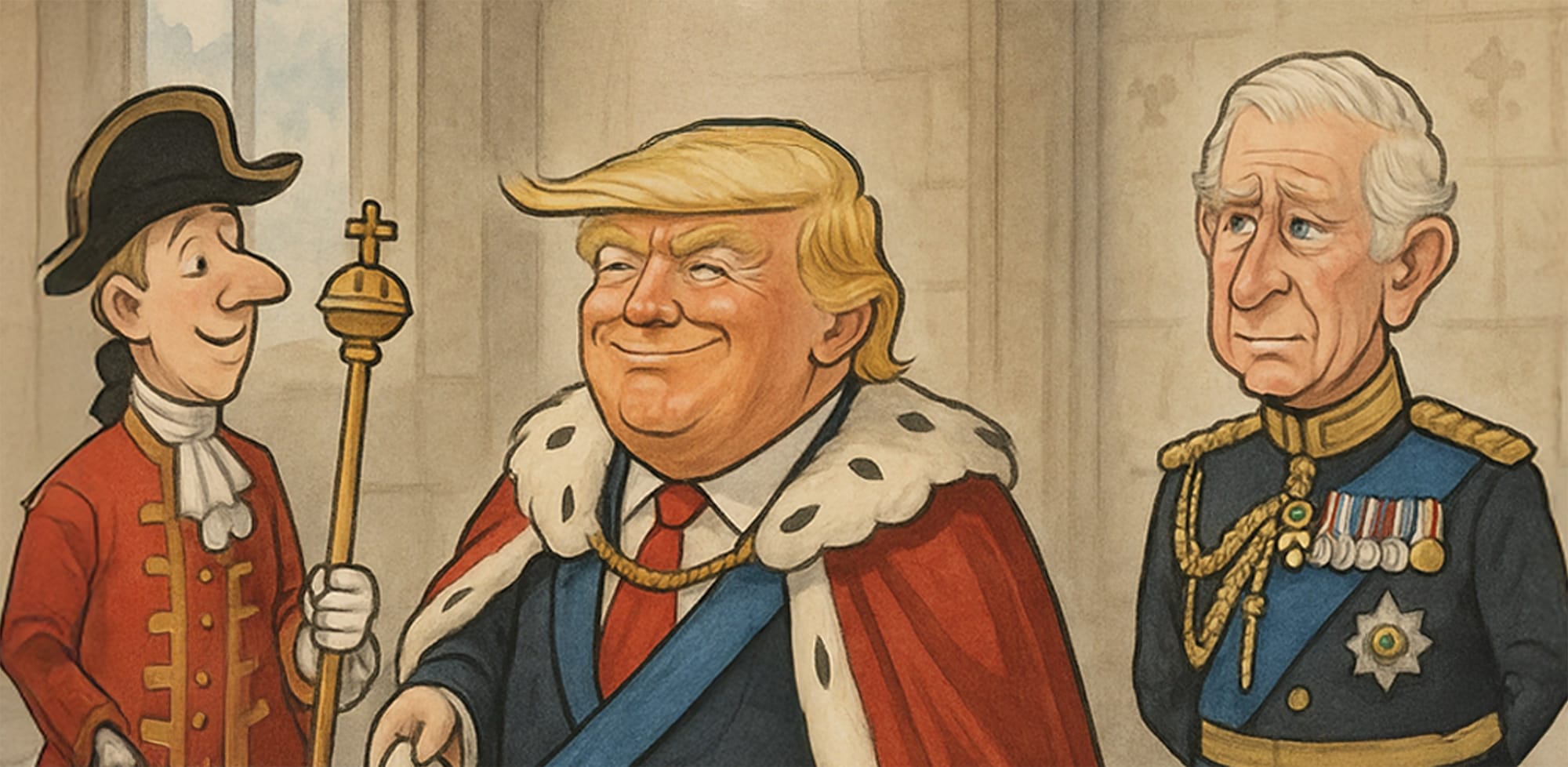 Trump UK visit: The art of flattery
