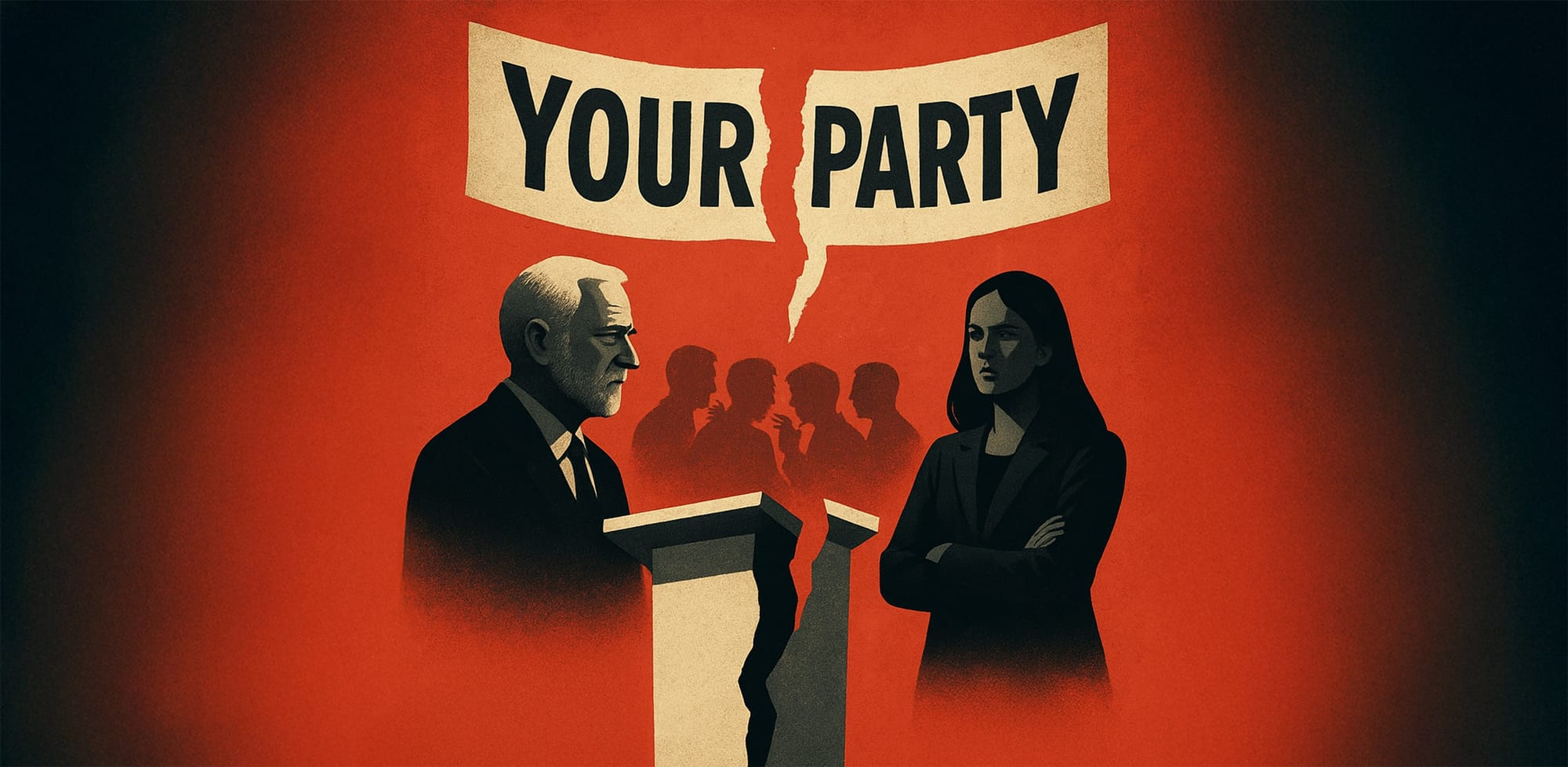 Sexism row and rival statements shake Corbyn and Sultana’s new party