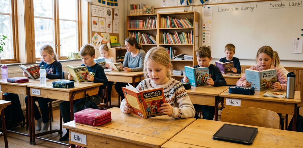 Sweden wants children reading more and clicking less. Researchers and edtech advocates worry about the AI gap