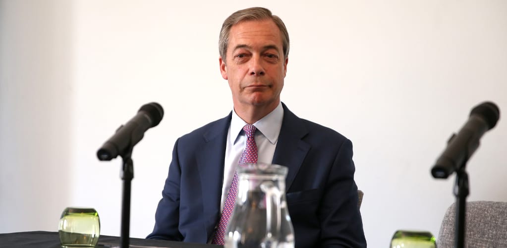 Farage unveils plan to review five years of asylum grants and remove approved refugees