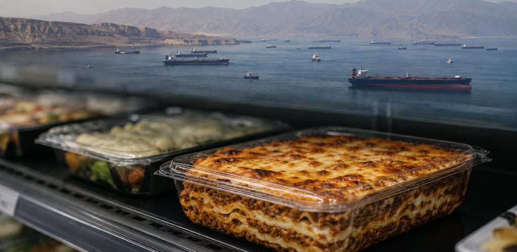 ‘Skimpflation’: How the Strait of Hormuz is linked to your lasagne – and other everyday goods