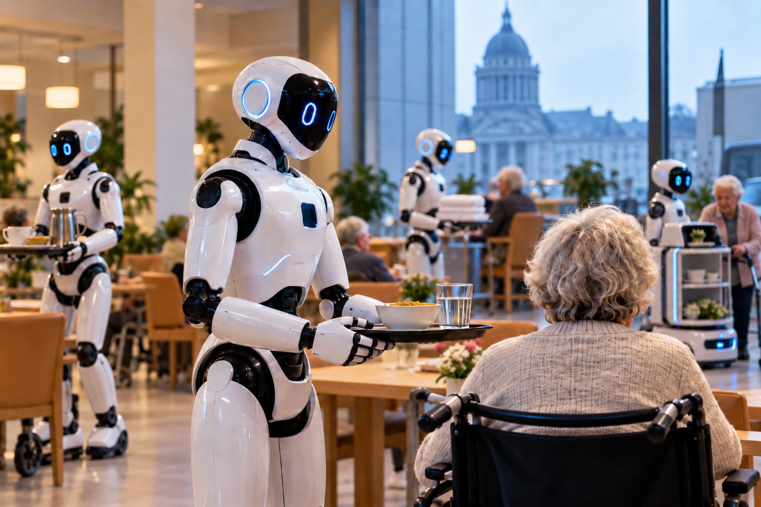 Far-right politician turns robots into an argument against immigration