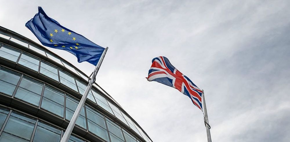 EU flag ban sparks outrage on Brexit anniversary post image