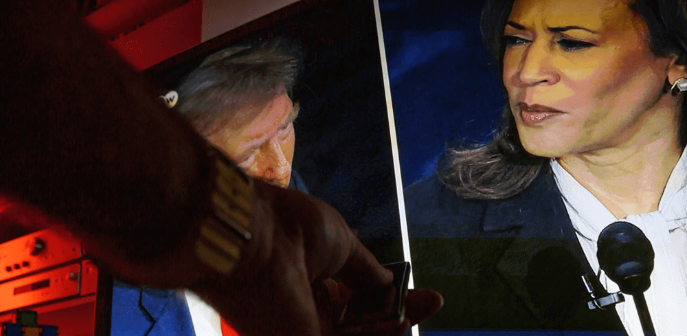 Kamala Harris effectively baited Donald Trump during the debate, drawing out his insecure white masculinity post image