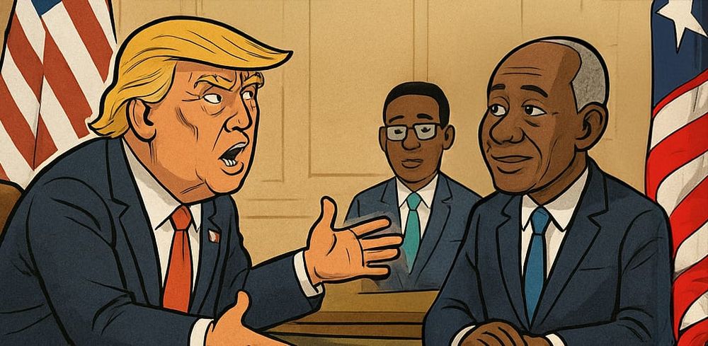 Another embarrassing White House moment with Trump post image