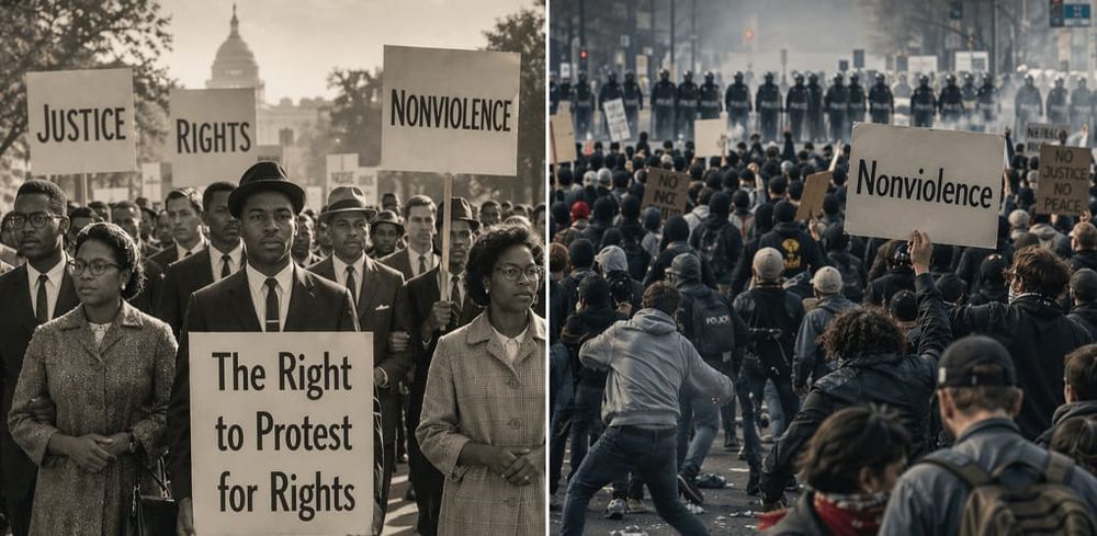 Dr King left a blueprint for protest. America has stopped following it post image