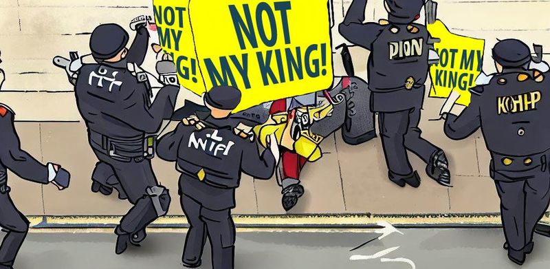 Scotland Yard shows contempt for peaceful protest, arresting republicans hours before coronation post image
