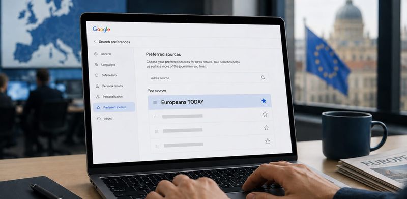 How to make Europeans TODAY your preferred source on Google post image