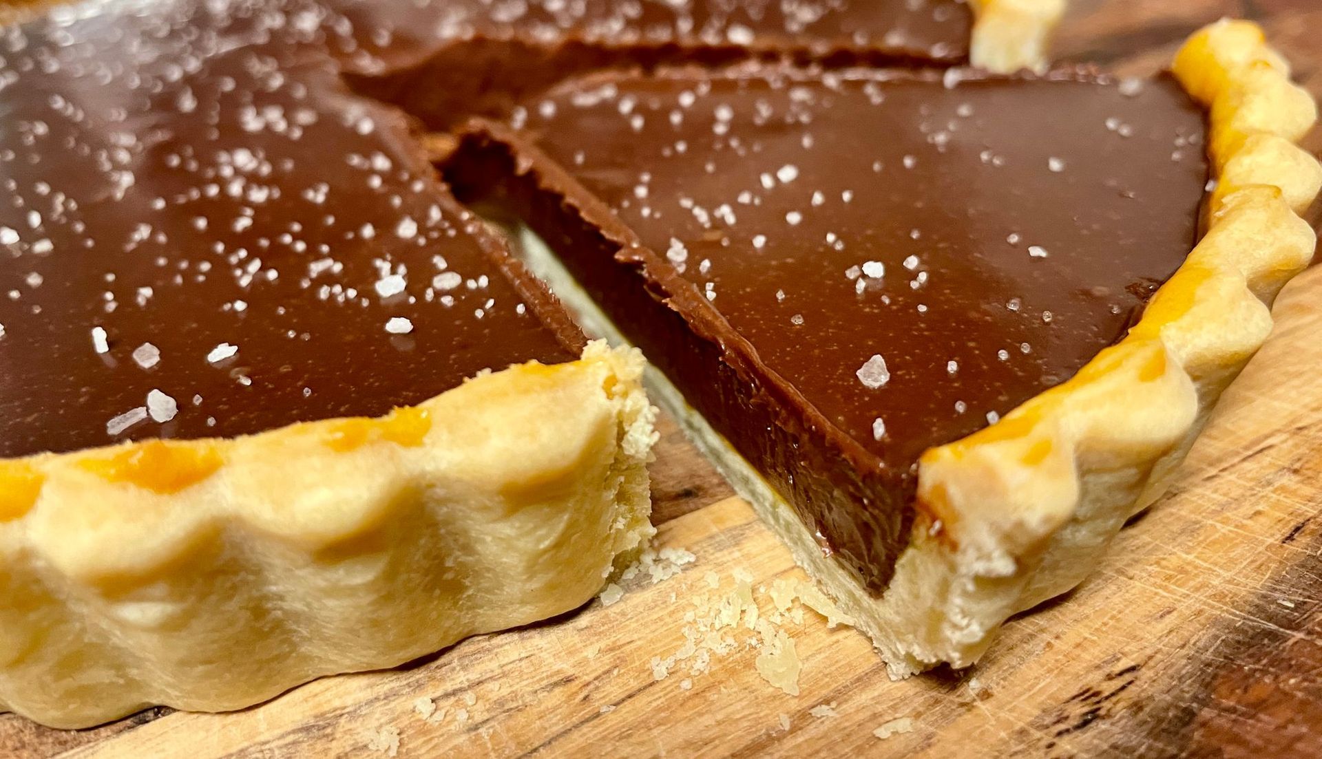Shockingly Easy Chocolate Tart