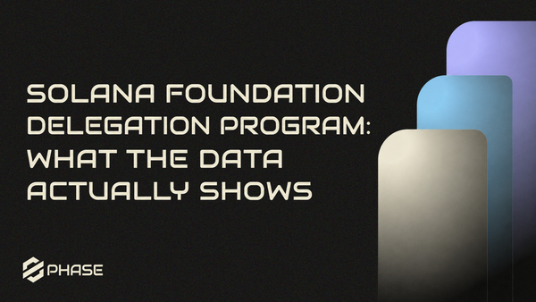 Solana Foundation Delegation Program: What the Data Actually Shows