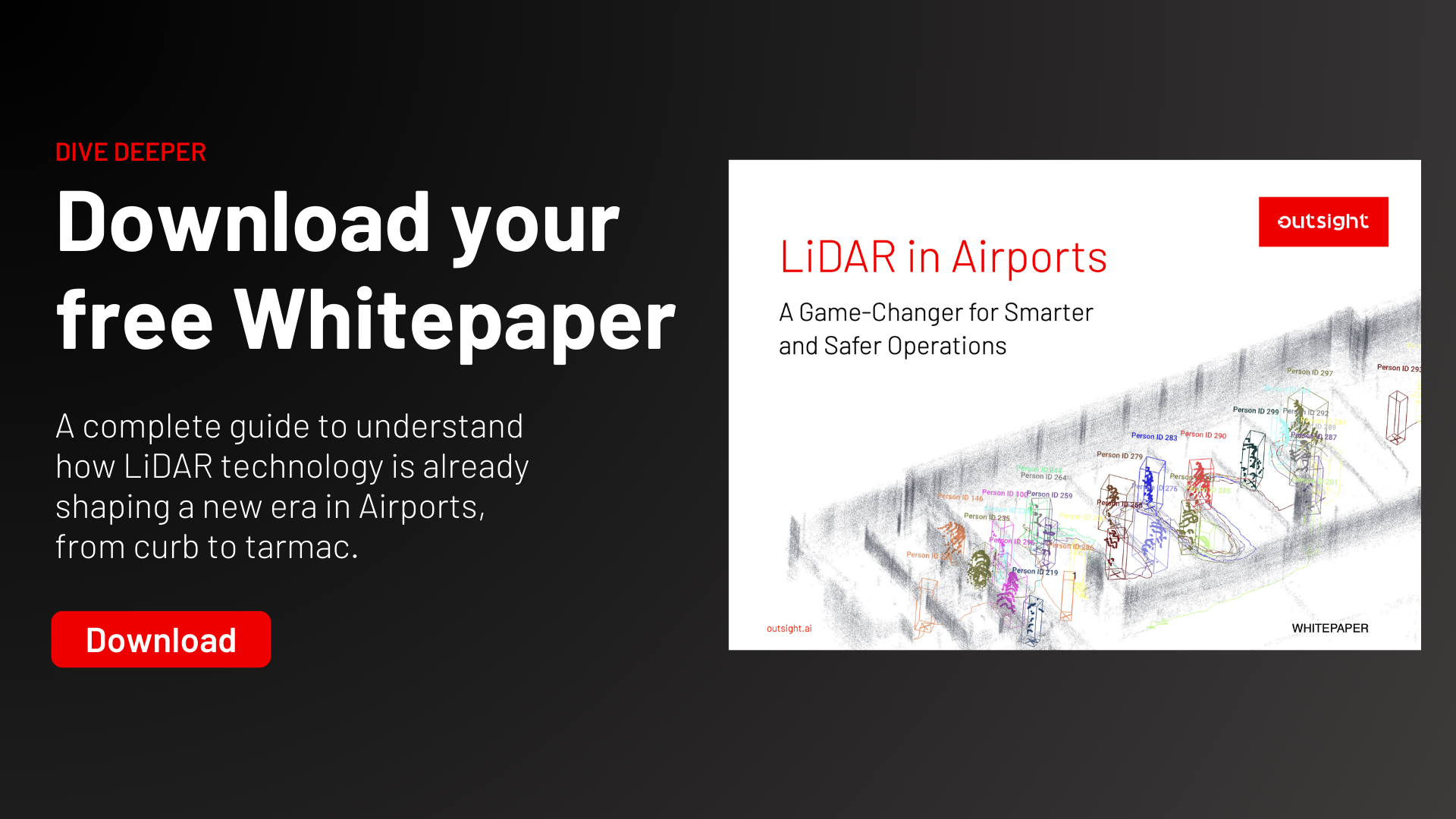 Whitepaper for lidar based solutions for airport with real-time analytics
