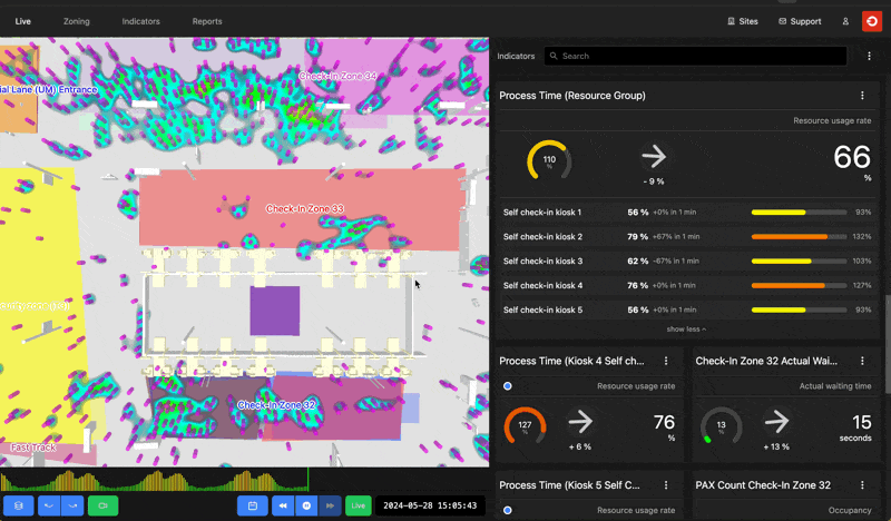 Spatial Intelligence at scale in large infrastructures.