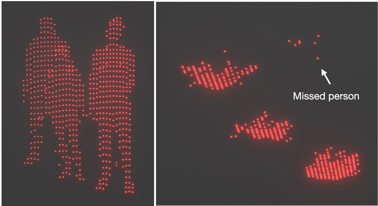 Lidar is not different in this aspect, each individual sensor can only see part of the scene