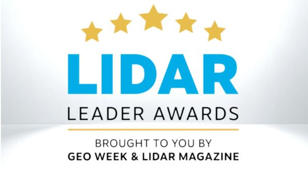 LiDAR Leader Awards logo presented by Geo Week and LiDAR Magazine, recognizing Outsight for its leadership in LiDAR innovation.