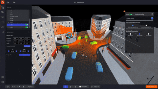 Outsight's lidar simulator tool perfect for planning your lidar solutions