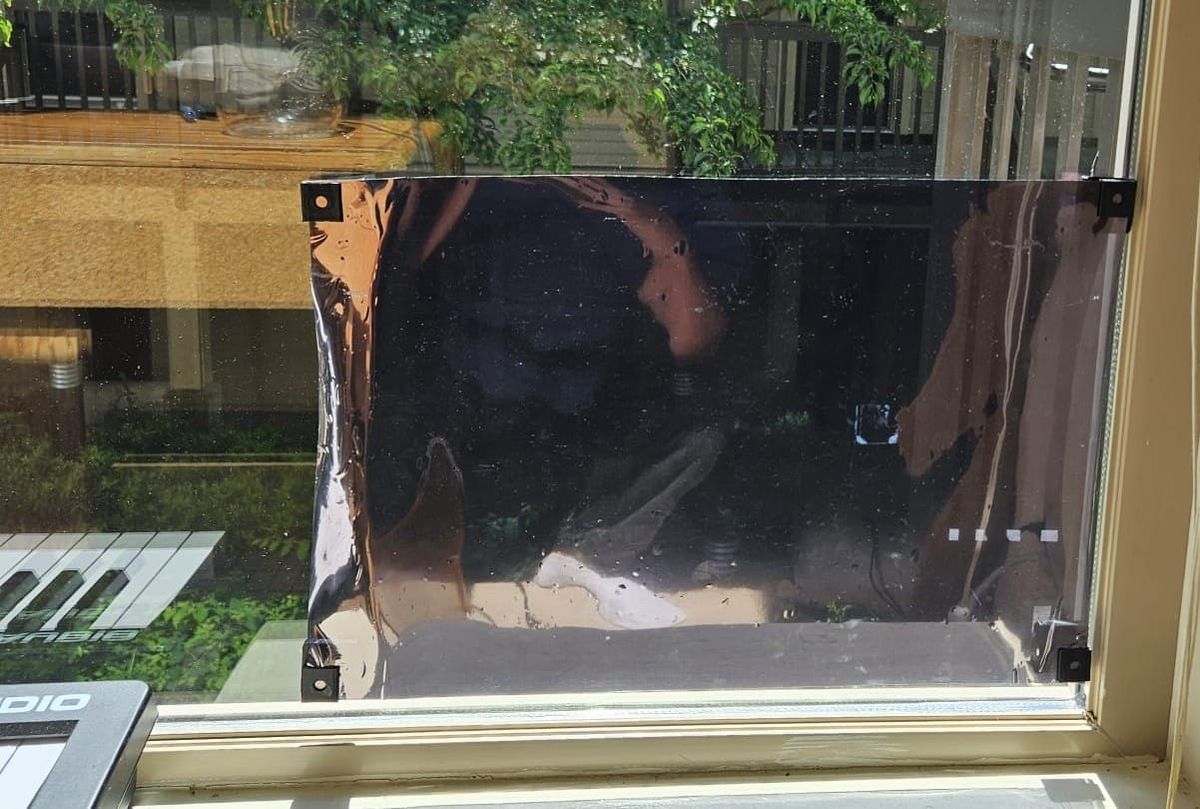 Personal project "HushSnap"- UV, privacy and sound blocking clip-on shield