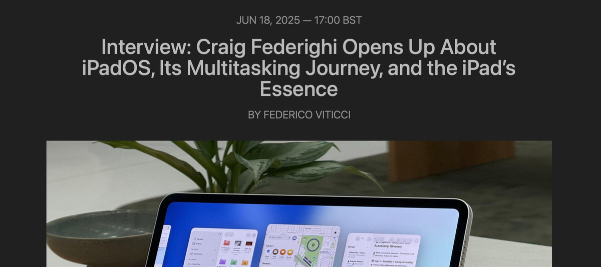 Federico Interviews Federighi