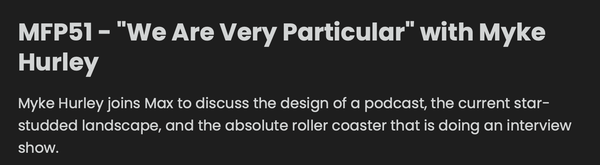 Me on the ‘Max Frequency’ Podcast