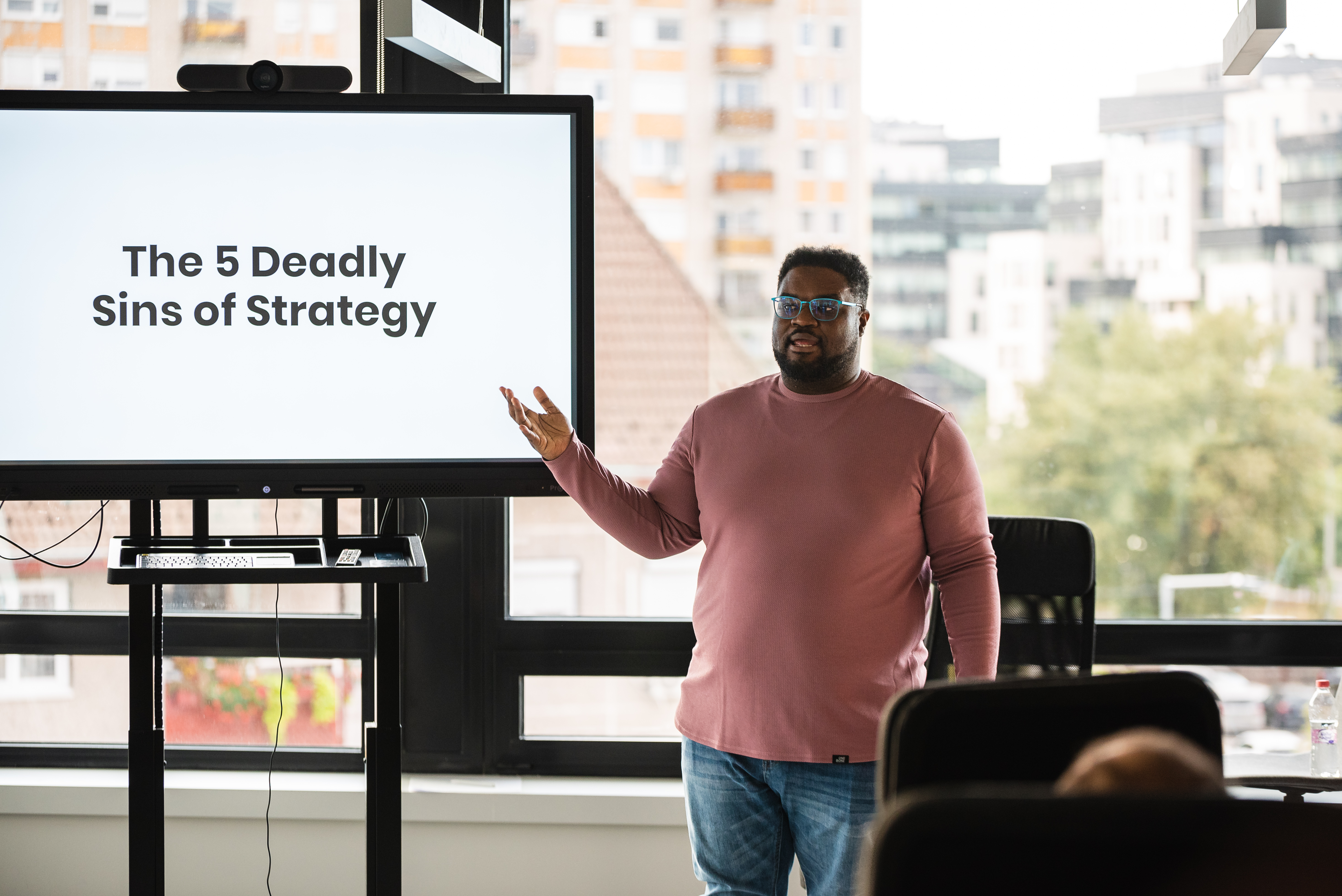 Adam Thomas speaking at Impact Budapest