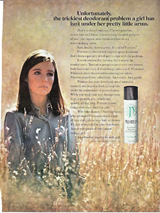 Women Deodorant Ads in the 69s